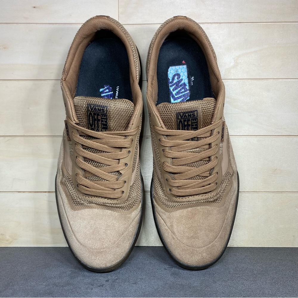 Vans Ave Tobacco Gum Men's Size 7 Skate Shoes Brown Suede Sneakers 721356 - Picture 8 of 11
